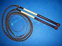 4ft Half plait Cowhide 4 plait stockwhips A